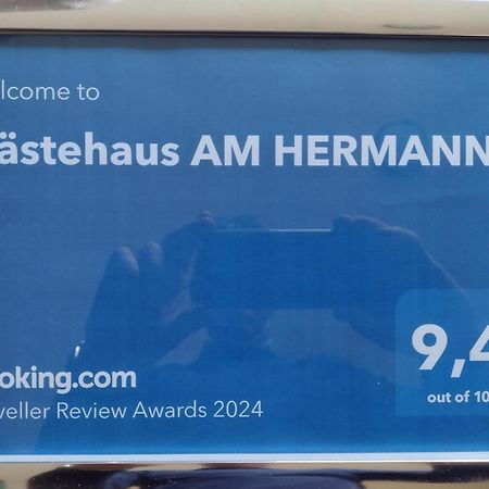 Gaestehaus Am Hermann Hoerstel Exterior foto