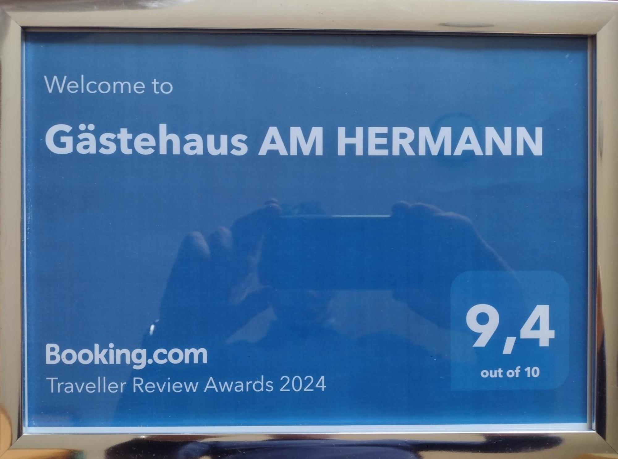 Gaestehaus Am Hermann Hoerstel Exterior foto